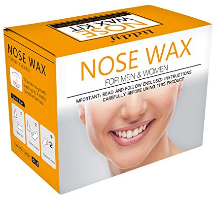 Anself Nasenhaarentfernungswachs Kit Nasenhaar Wachs Nose Wax Set Wachsauftrags Stifte Bohnen Schnurrbart Aufkleber (#1)