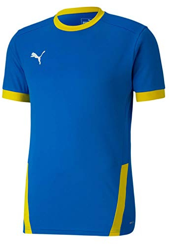 PUMA Herren teamGOAL 23 Jersey Trikot, Electric Blue Lemonade-Cyber Yellow, 3XL