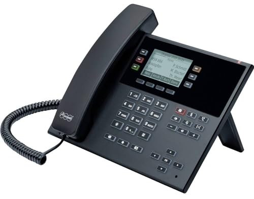Auerswald 90278 COMfortel D-210 Schnurgebundenes Telefon, VoIP Freisprechen, Headsetanschluss, Optische An, Schwarz