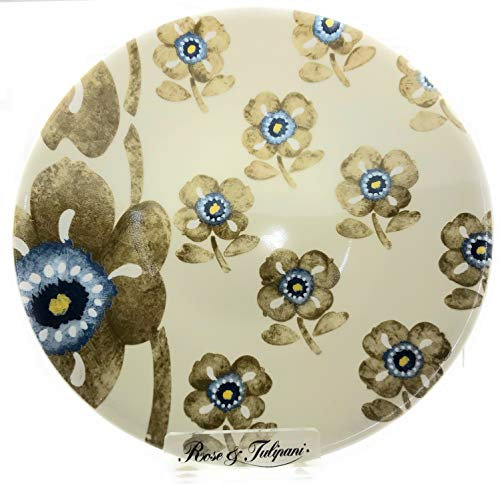 Plato llano 27 cm 6 flores