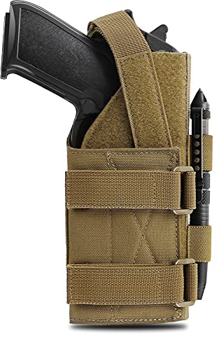 ACEXIER Universal Tactical Molle Pistola Fondina Pistola Fondina Pistola Regolabile per 9mm G 1911 G 17 18 19 26 34, Ruger LCP, Beretta
