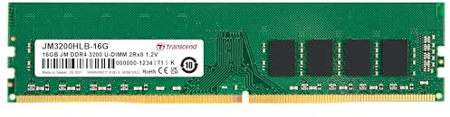 Transcend JM3200HLB-16G módulo de Memoria 2 x 8 GB DDR4 3200 MHz