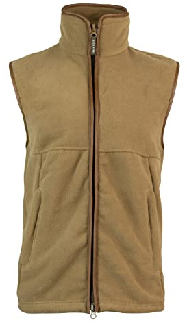JACK PYKE Countryman Thermo-Fleece-Weste für Herren, Barley, 3XL