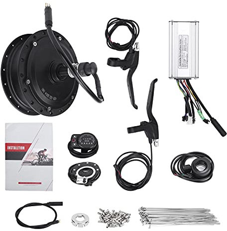 VBESTLIFE Elektro Fahrrad Motor Kit, 48V 500W Hinterrad Nabe Motor E Bike Umrüst Satz mit KT 900S Display Meter Fit für 12G Rad (28 12G Speichen)