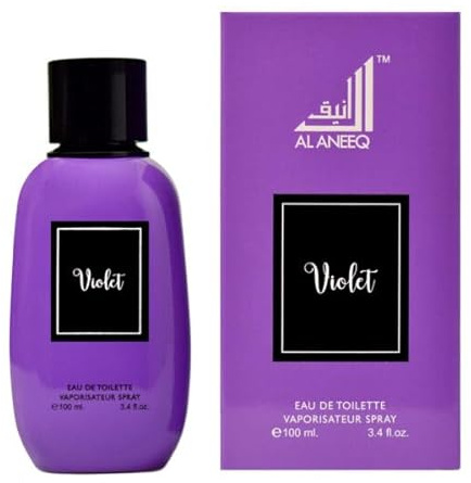 AL ANEEQ Violet Perfume for Women | Violets Fragrance Spray Eau de Toilette 100ml