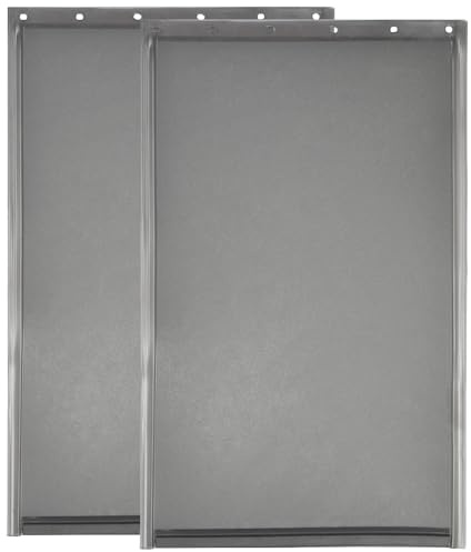 AMZOO Extra Large Replacement Dog Door Flap - Compatible with PetSafe PAC 11-11040, Measures 13 3/4” x 24 3/8” - Durable and Flexible（2 Packs）