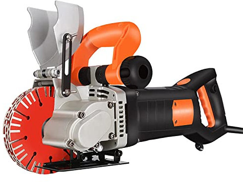 Coupe-carrelage électrique pour Mur, Machine de découpe de rainures murales 4800 W, 133 mm, Machine à rainurer Les Murs, Profondeur de Coupe maximale de 42 mm, Machine de découpe m