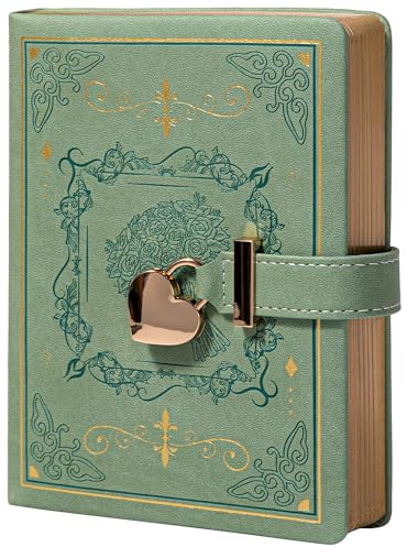 MGGAO Tagebuch mit Schloss für Frauen und Mädchen, Liniertes Tagebuch | Notizbuch mit Geschenkbox, 288 Seiten, Liniert Papier (100 g/m²) zum Tagebuchschreiben, für die Schule und zu Hause
