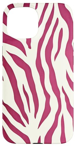 Coque pour iPhone 15 Motif zébré rose