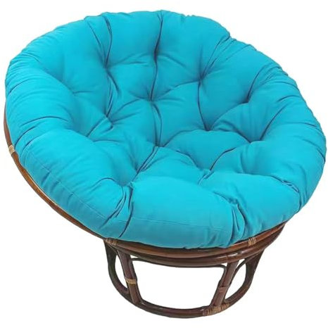 Runder Rattan-Stuhl-Kissenbezug, 180 x 180 cm, hautfreundlich, wasserabweisend, abnehmbar und maschinenwaschbar