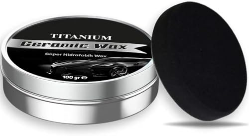 Altinoran Titanium Ceramic Wax, Cera in titanio e ceramica, cera in ceramica per auto, rivestimento in ceramica, cera per auto, cera in ceramica per la cura della vernice dell'auto (1box)