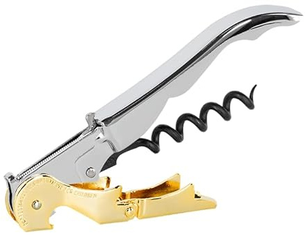 PULLTAP'S GENUINE Slider 900 - Tire-bouchon de serveur pour usage professionnel - Fabriqué en Espagne - Avec double levier articulé, couteau coupe-capsule type cutter et décapsuleur