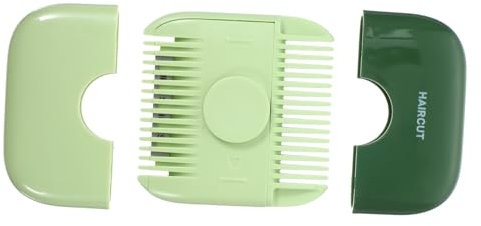 FRCOLOR Tagliacapelli Manuale per Punte Doppie Pettine Portatile per Acconciature Design Compatto e per Domestico Viaggio Avocado