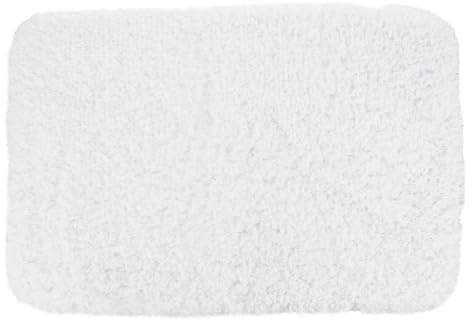 Healifty Alfombrilla Antideslizante de Baño Blanca Esterilla Absorbente para Ducha y Suelo Alfombra de Piso para Baño y Hogar Diseño Simple y Grosor