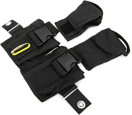 YIGZYCN Bolsa de peso para buceo de 8 libras, liberación rápida, bolsillo compacto Techs para buceo, fácil de usar