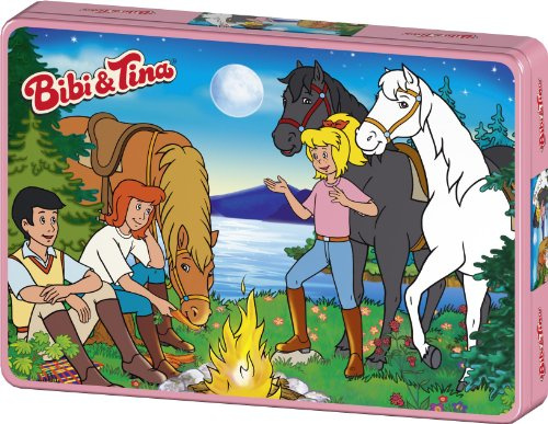Schmidt Spiele 55580 - Bibi und Tina, Abenteuer, 100 Teile Puzzle, in Metalldose