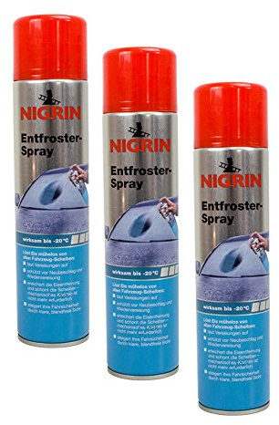 NIGRIN 3X 74045 Entfroster-Spray 400 ml