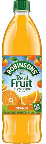 Robinsons Whole Orange No Added Sugar 1L (Pack of 4)