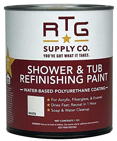 RTG Shower & Tub Refinishing Paint (White)