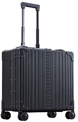 Aleon 43,2 cm (17 Zoll) Deluxe-Business-Katalogkoffer aus Aluminium für Damen und Herren, vertikale Öffnung, Handgepäcktasche mit TSA-Schlössern und Rahmen aus Flugzeugaluminium – optimaler