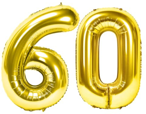 Siumir Zahlenballons Gold Number Folienballons Zahl 70 Riesenzahl Luftballons für Geburtstag, Hochzeit, Jubiläum Party Dekoration