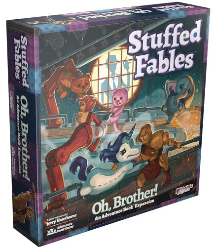 Z-Man Games, Stuffed Fables: Oh, Brother, Board Game, 2-4 Players, Ages 7+, 60-90 Minutes Playing Time