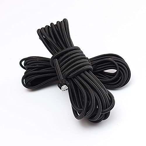 WWQQ Expanderseil 10/50/100M Schwarz Gummiseil 2/3/4/5mm Gummischnur Spannseil Planenseil Gummileine Elastisches Seil Spann-Gummi (Size : 2mm*100m)