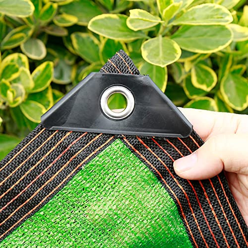 Schattennetz mit Ösen,80% Sonnenschutznetz,Grün Sonnensegel Rechteck Schattiernetz,UV-Schutz Schatten Tuch,mit Ösen,für Garten/Terrasse/Pergola Gewächshaus Pflanzen Abdeckung (5x6m/16.4x19.7ft)