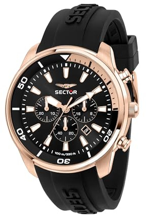 Sector No Limits Oversize R3271602009 Orologio da uomo, cronografo, rtz