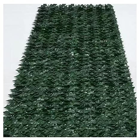 Künstliche Efeu Hecke Sichtschutz Sichtschutzwand Landschaftsbau Gartenzaun Balkonschirm Grün Kunststoff Garten Sichtschutzzaun HXJDP221206(Color:,Size:100x400cm)