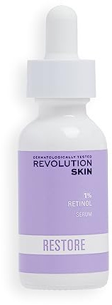 Revolution Skincare London Révolution Skincare London, Sérum Visage Rétinol 1%, Super Sérum Intense, Lisse et Unifie le Teint, Non Gras, 30ml