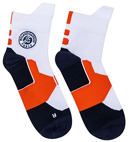 Roland Garros Performance-Tennissocken, offizielle Kollektion, Herrengröße, Tennis