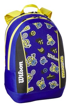 Wilson Mochila de Tenis Minions 3.0 Junior, Hasta 2 raquetas