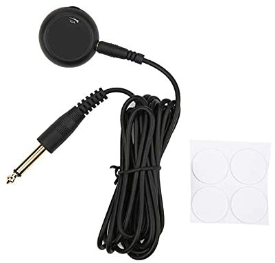 Wisecoco Gitarren-Tonabnehmer, Mini-Piezo-Tonabnehmer, Kontaktmikrofon-Wandler, Passend Für Akustikgitarre, Violine, Ukelele, Banjo, Mandoline