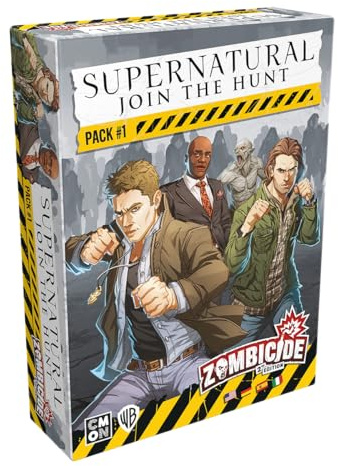 CMON, Zombicide 2. Edition – Supernatural: Join the Hunt Pack 1, miniatyrförlängning, finsmakarspel, Dungeon Crawler, 1–6 spelare, från 14 år, 60 minuter, tyska, flerspråkig