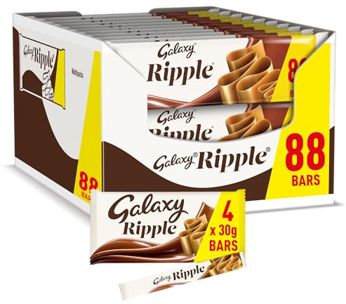 Galaxy Ripple Milk Chocolate 30g Multipack of 4 (22 x 4 Multipacks)