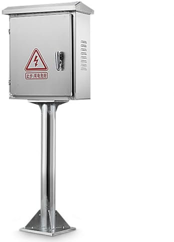 Schaltschrankkasten aus Edelstahl, Wetterfeste Anschlussdose Standschaltschrank, Elektrischer Projektkasten mit Montageplatte, Zählerkasten Verteilerschrank