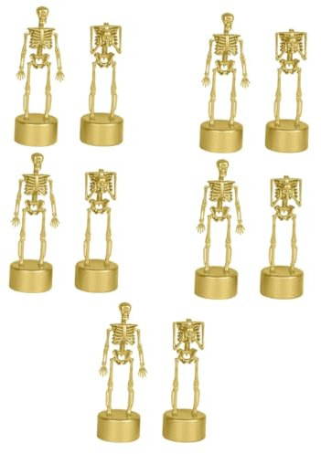 KOMBIUDA 10stücke Halloween Skelett Figuren Realistische Schädelskelette Für Tischdekoration Für Halloween-partys Spukhäuser Und Gruselige Festlichkeiten