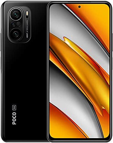 Xiaomi Poco F3 8/256GB Smartphone 5G,Qualcomm® Snapdragon™870 Processore,DotDisplay AMOLED de 6,67,Tripla Fotocamera da 48MP/8MP/5MP,NFC, SIM dual Versione Globale(Nero) (Ricondizionato)