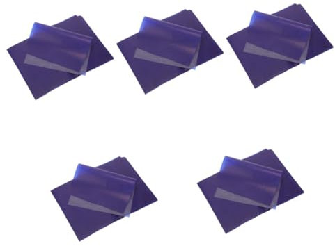 DOITOOL 5 Sätze Kohlenstoff Kohlepapier Zum Durchzeichnen Skizzieren Pauspapier Schwarz Zeichenpapier Haushalts-Transfer-kohlepapier Graphit-kohlepapier Basispapier Kopieren 50 Blätter * 5