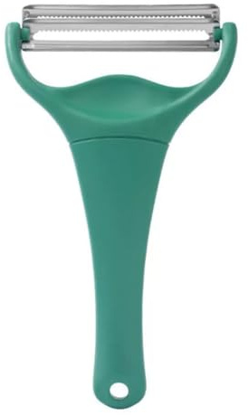 Eorleya Multifunktionaler Doppelkopf-Gemüseschneider, Kohlschredder, Kartoffelschäler, Raspeln Vieler Gemüse mit 2 Klingen, Kohl Max