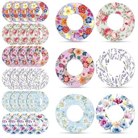 24 Pcs Sensor Covers for Libre 2 – Waterproof Adhesive Sensor Patches for Blood Glucose Monitor – Sweatproof Sensor Stickers Compatible with Freestyle Libre