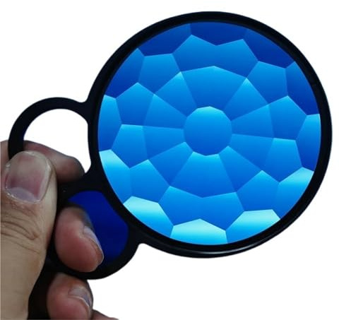Kamera Filter,Polfilter 82/77mm Handheld Subtile Kaleidoskop Filter Spezialeffekte Prisma Foto Video SLR Kamera Zubehör(77mm)