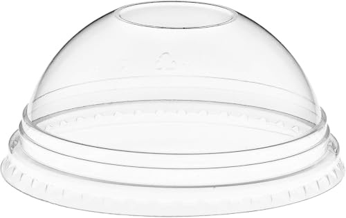 Clear Plastic Smoothie Universal Dome Lids x 100 per Pack