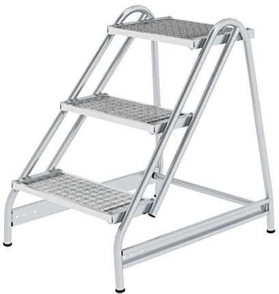Aluminium-Arbeitspodest einseitig begehbar, 3 Stufen Arbeitshöhe bis ca. 2,70 m