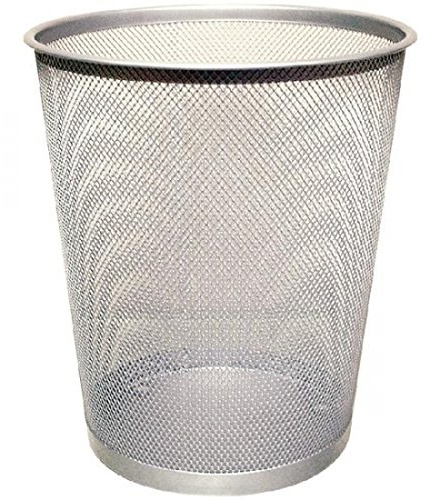 Q-CONNECT MESH WASTE BASKET SLV KF00849