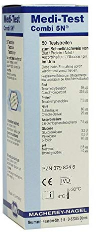 MEDI-TEST Combi 5N Teststreifen 50 St