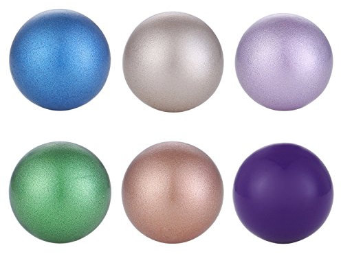 Morella Damen Engels-Klangkugel-Set Ø 16 mm 6 Kugeln in den Farben Gold Bronze Flieder Grün Blau und Lila