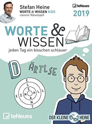 Stefan Heine: Worte & Wissen 2019: Rätselkalender Wissen & Rästel
