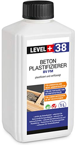 1 Litre Concrete Plasticiser Flowing Agent Concrete Liquefier Additive Screed | Additive Concrete Fluid RM38